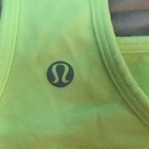 Lululemon: Neon Green Active Tank top - Picture 8 of 9